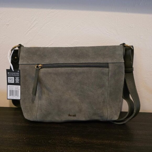 NWT $139 The Sak Melrose Suede Crossbody Bag, Moss Green - Picture 2 of 5